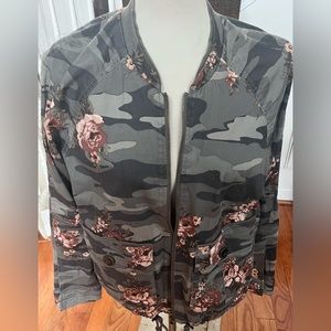 DEMOCRACY Camo Floral Jacket